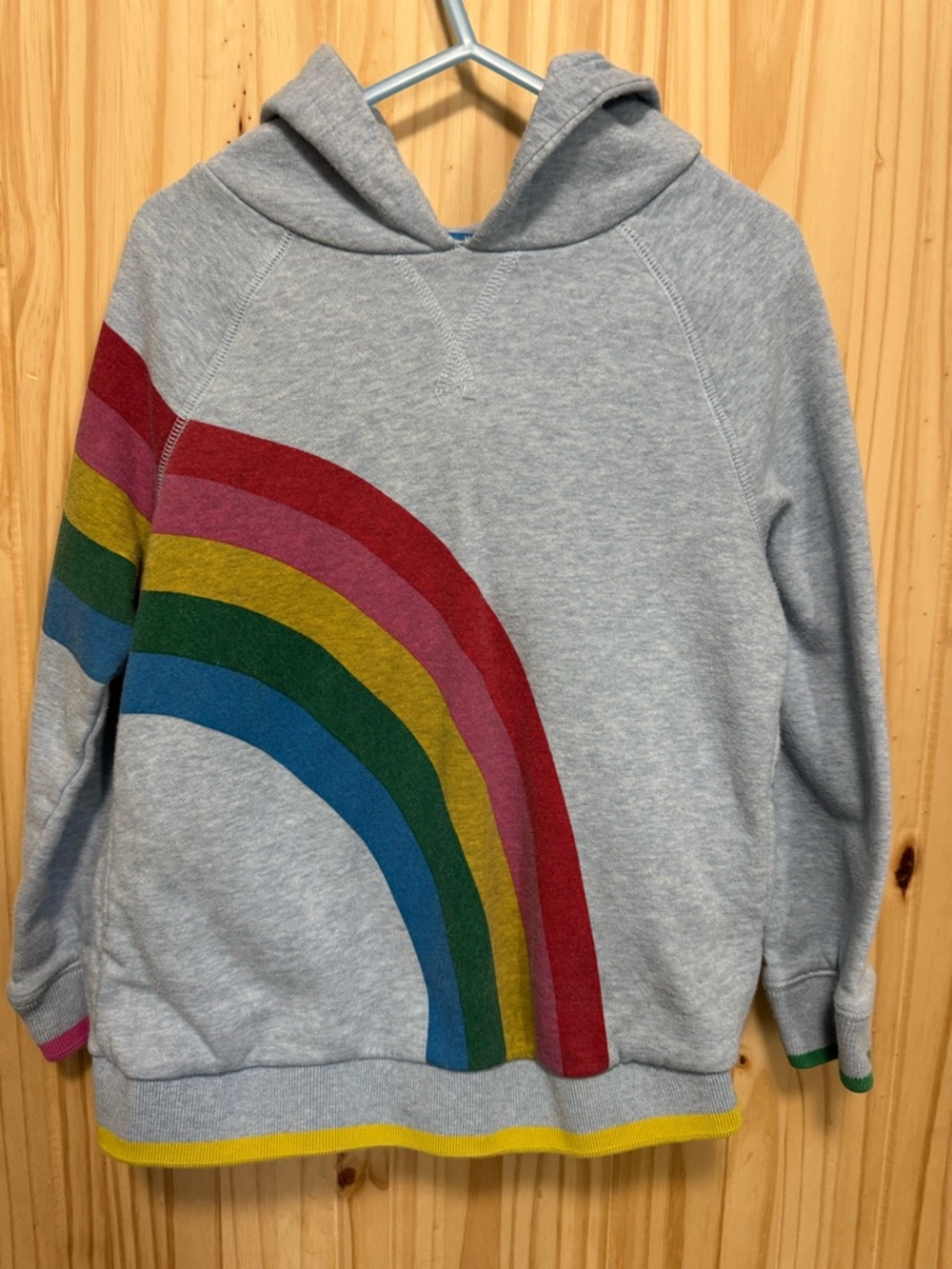 Girls 6-7 mini Biden rainbow hoodie